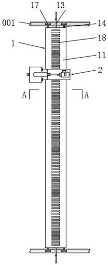 Vibration drainage device for concrete pouring