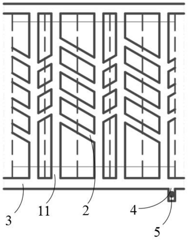 A kind of medium-deep hole stope bottom structure and recovery method with low mining and cutting ratio