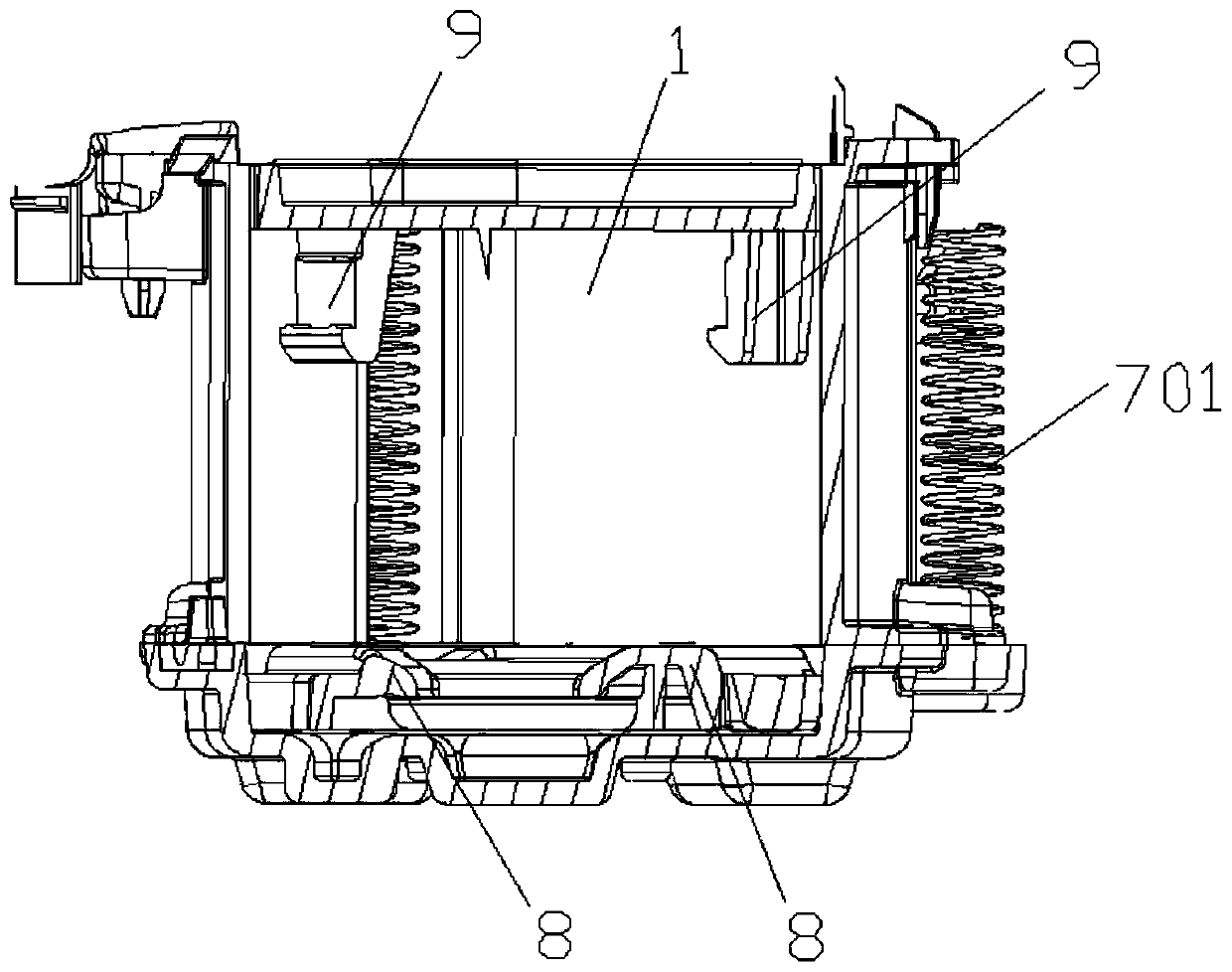 Cup stand device and automobile