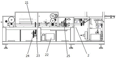 Double-layer paper packaging machine