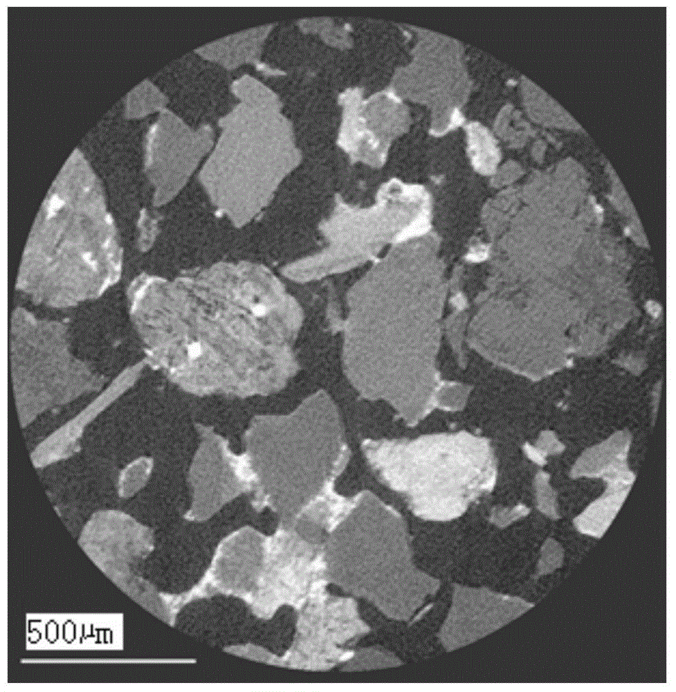 Method for making artificial rock core