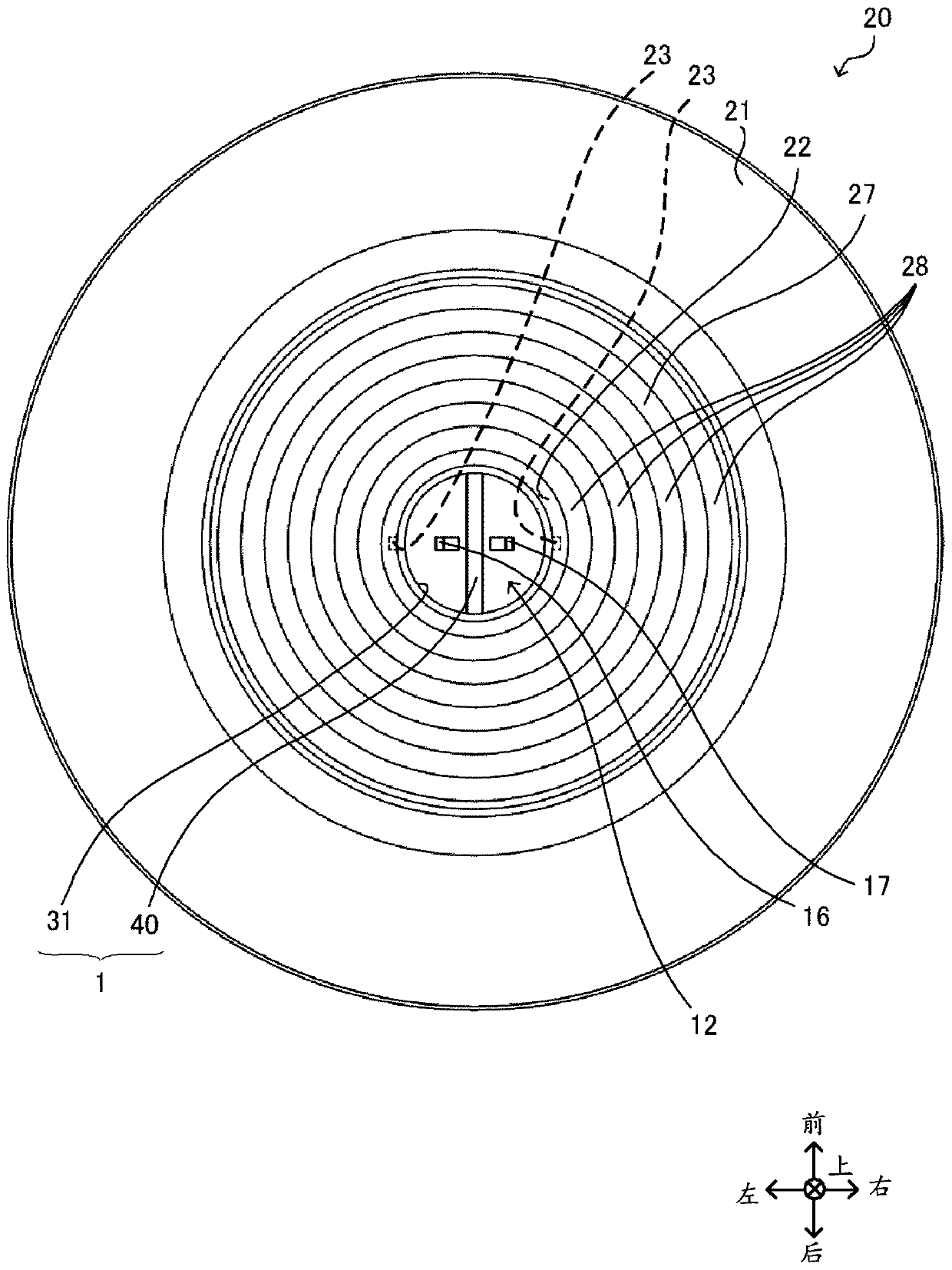 Ceiling-installed equipment support member, ceiling-installed equipment, and method for detaching ceiling-installed equipment