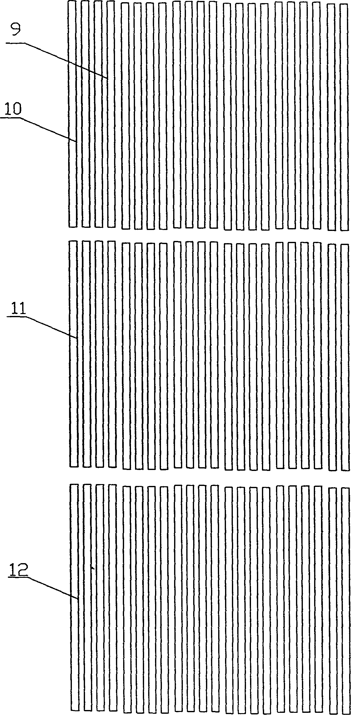 Method for fabricuting single piece of fire-resisting glass