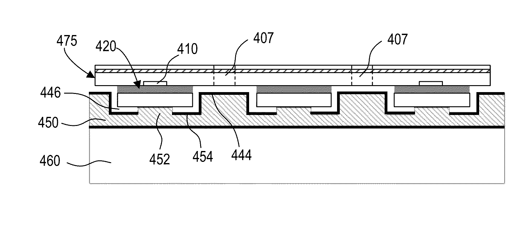 Micro device stabilization post