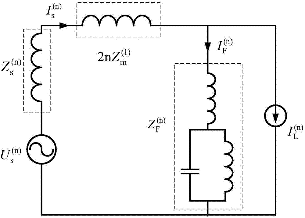 Serial hybrid active filter including harmonic absorber