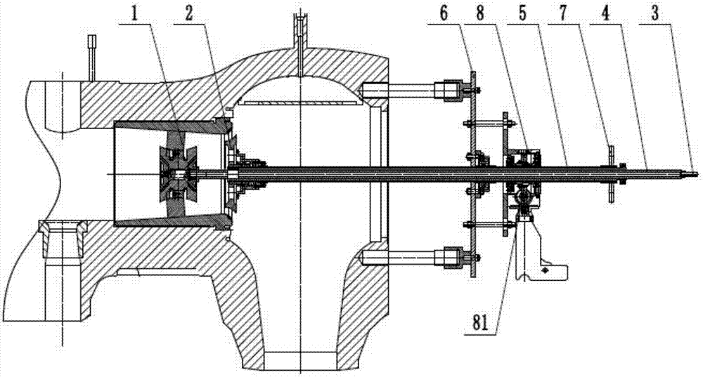 Grinding repair equipment for valve base sealing surface of steam turbine valve