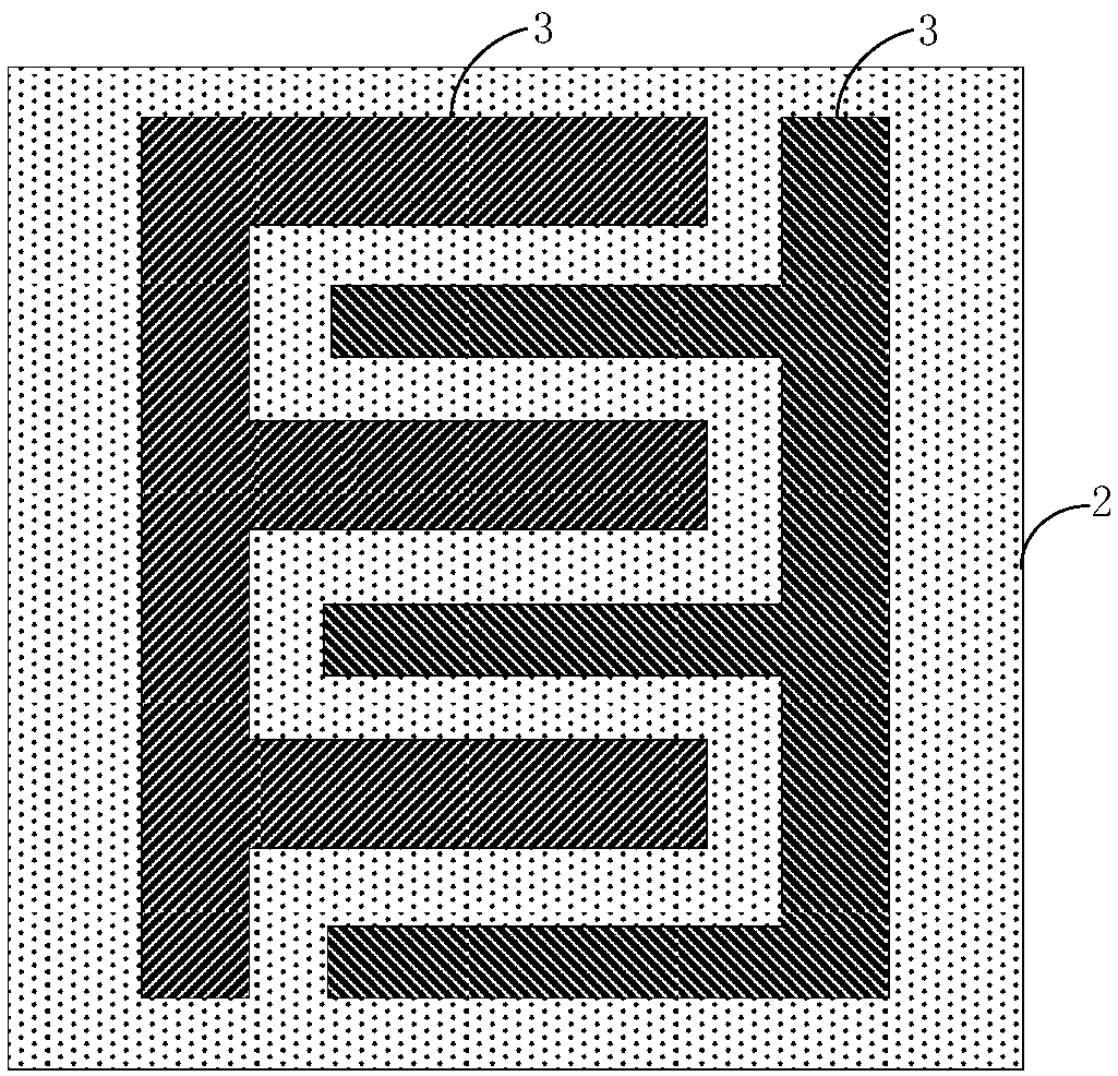 Ultraviolet photodetector based on MSM structure of (AlxGa1-x)2O3 material and preparation method thereof