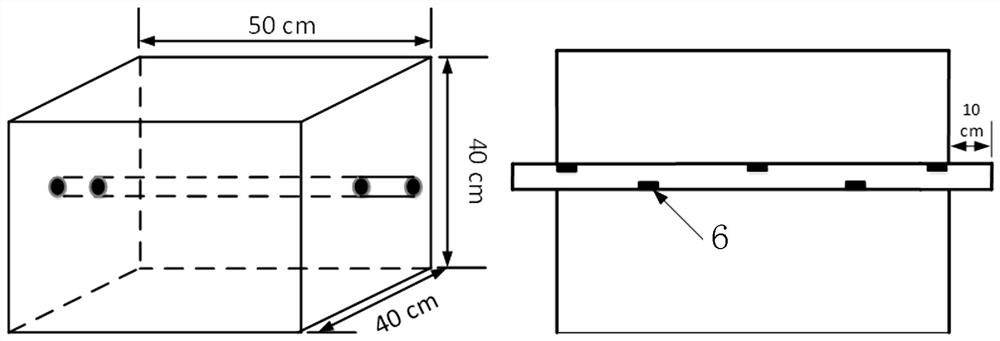 Detection system and method for evaluating damage of rock and cementitious materials