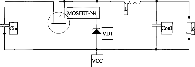 Buck converter for railway LED (Light Emitting Diode) signal lamp