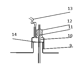 Recovery device for oil gas discharged when light oil products are loaded into trucks or ships