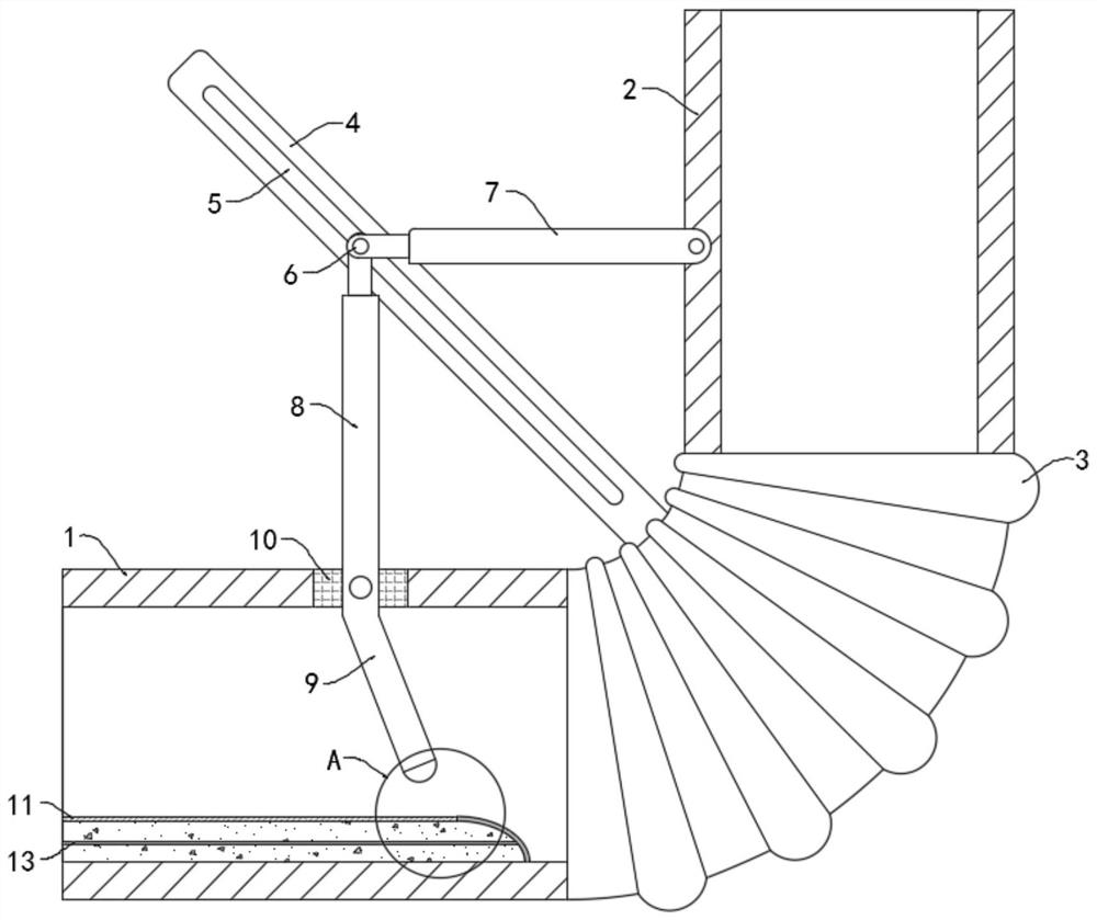 Bending type protection pipe for smart home