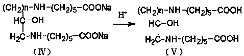 Synthesis method of hydroxyalkyl tertiary ammonium beta-hydroxyalkyldienediaminocaproate