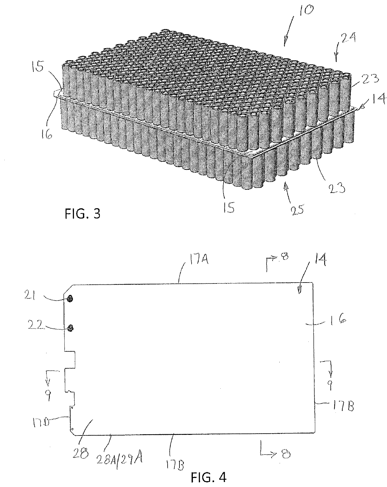 Serpentine counter flow cold plate for a vehicle battery module