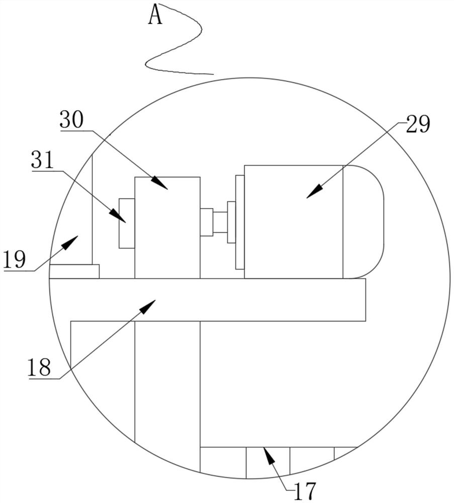 Small building material grinding device for constructional engineering