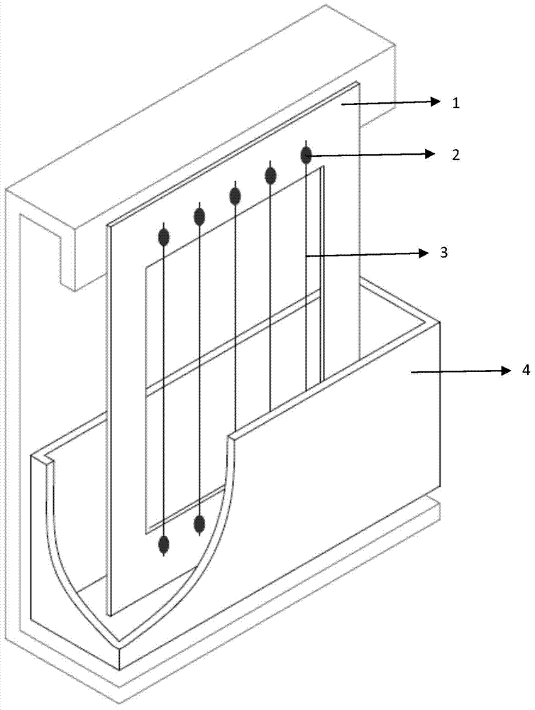 Method for testing interfacial bonding strength of ceramic fiber-reinforced resin matrix composite material