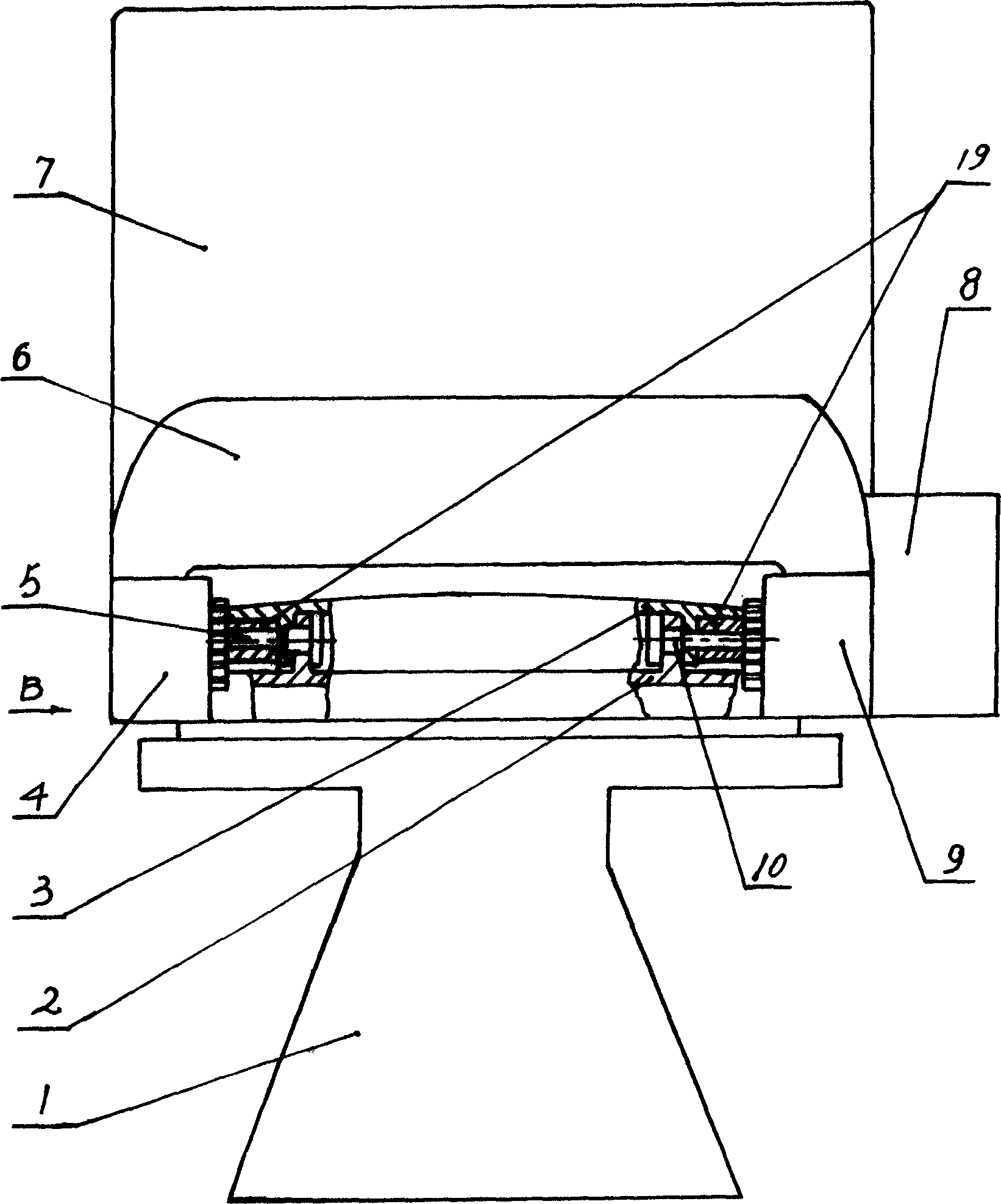 Automatic on-off device of toilet bowl