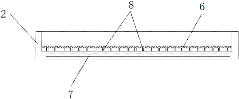 Food air-curing device frame convenient for food processing