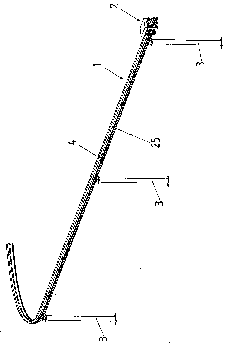 Rail system and monorail system