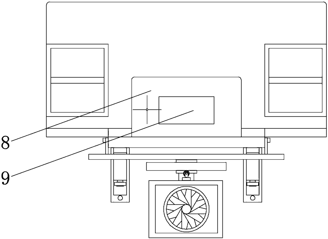 Small home computer desk