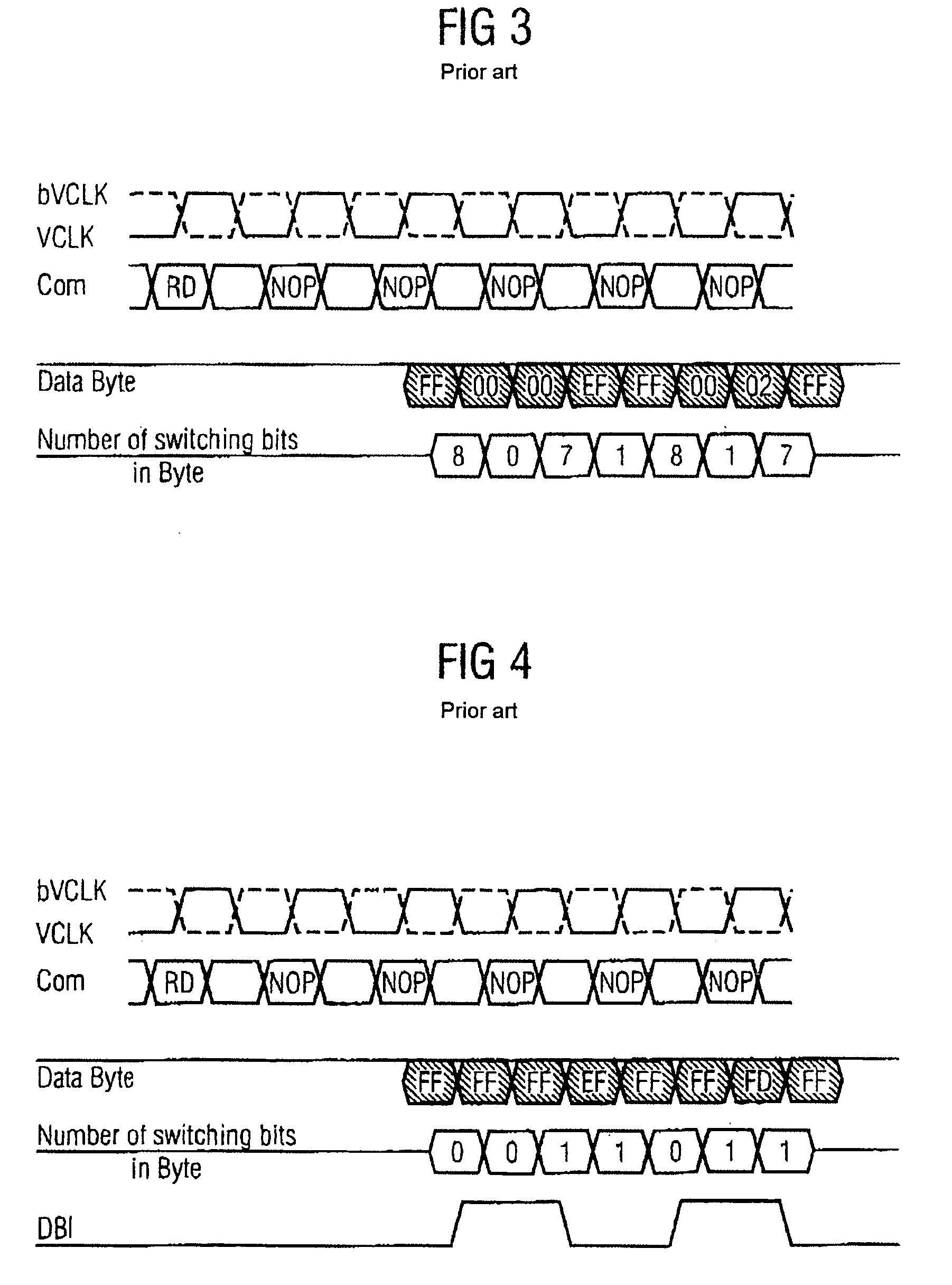 Circuit for producing a data bit inversion flag