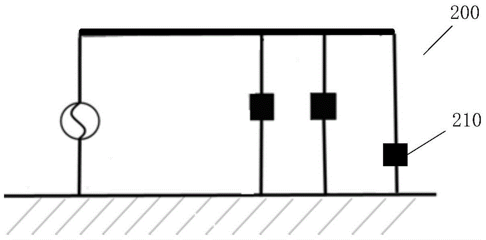 Multi-frequency antenna for mobile terminal and electronic equipment employing multi-frequency antenna