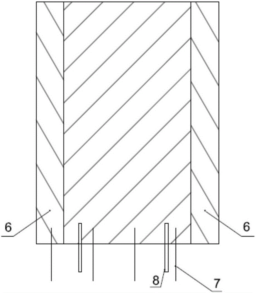 Isolation blanket for ecological restoration of metal waste storage yard