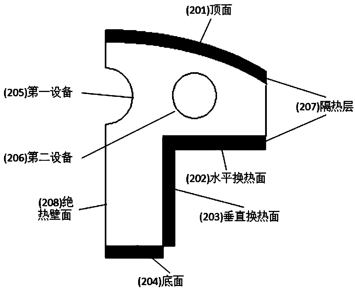 Fluid-solid node two-phase flow modeling method