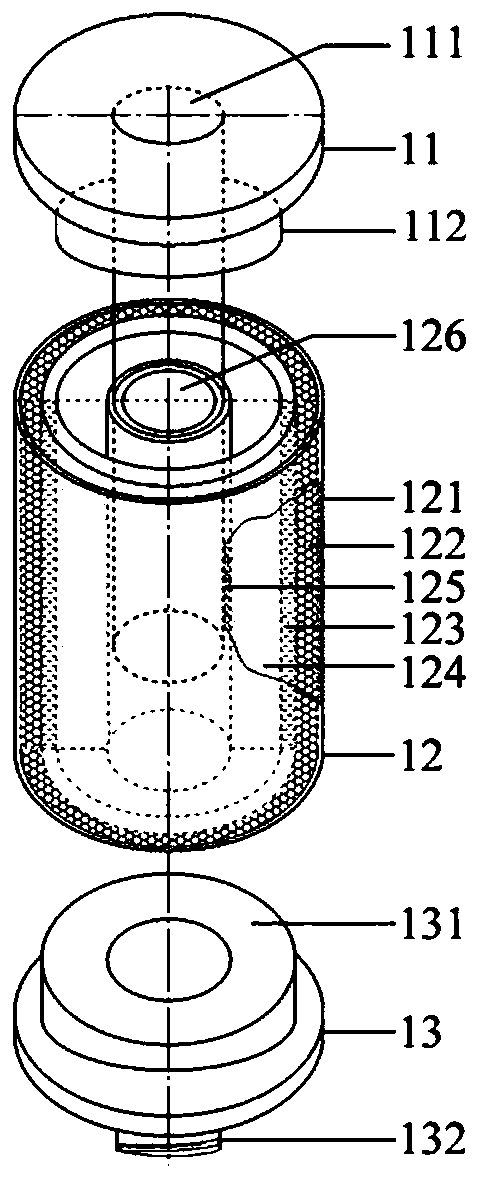 Molecular resonance smoking set for low-temperature cigarette