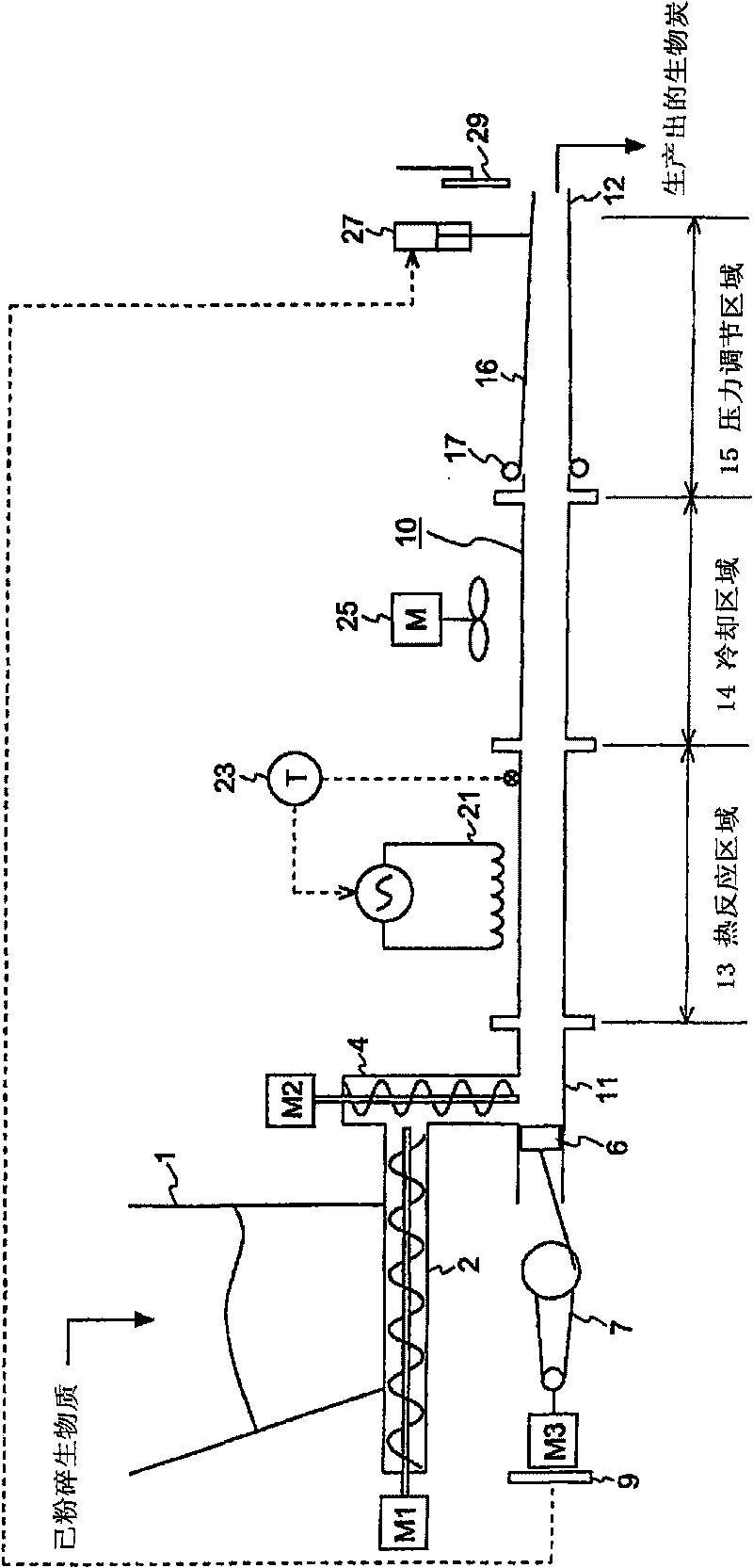 Biocoke producing apparatus, method of controlling the same and process for production thereof