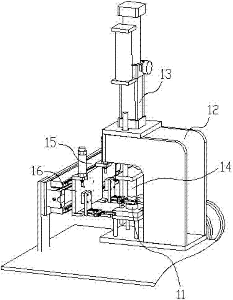 Automatic assembling machine for anode parts