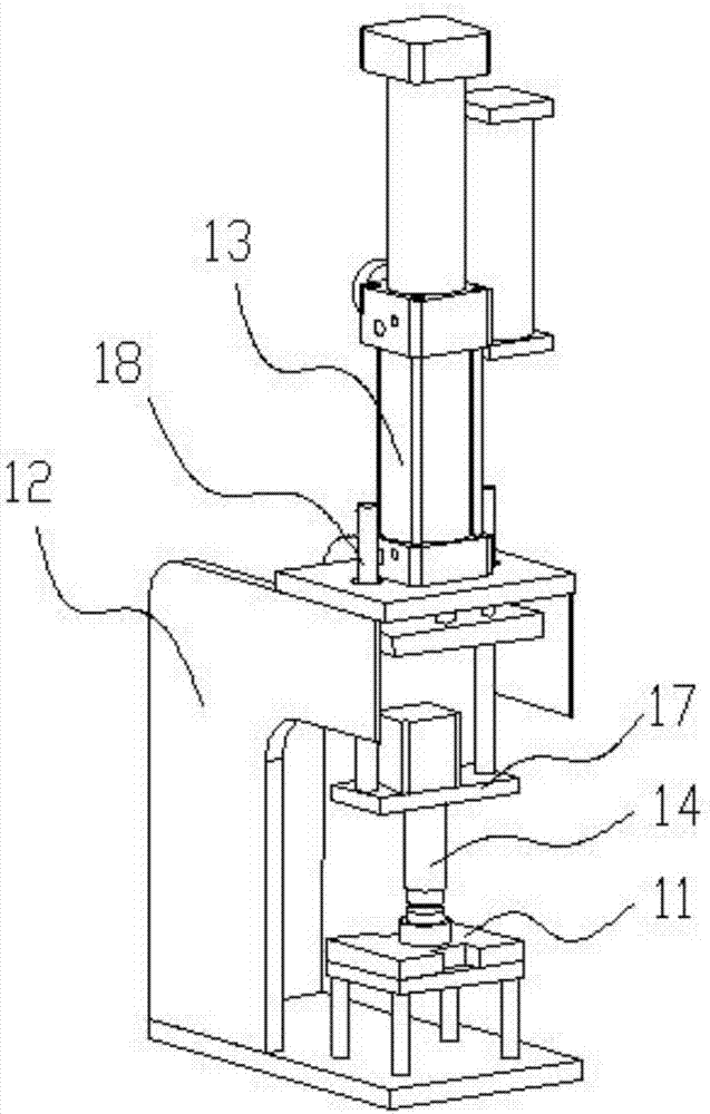 Automatic assembling machine for anode parts