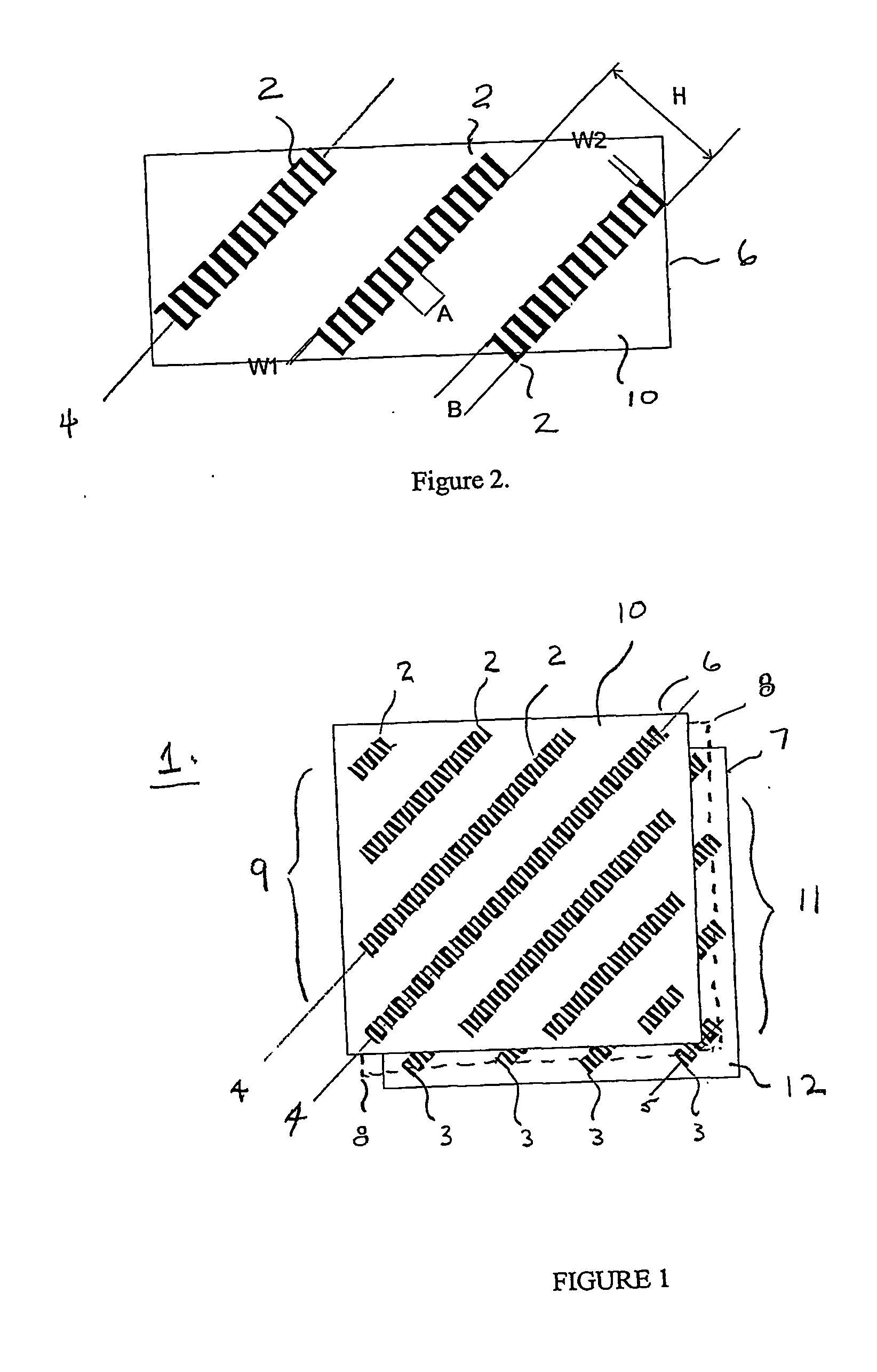 Two-layer wide-band meander-line polarizer