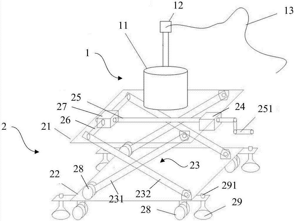 Vehicle body modal excitation device