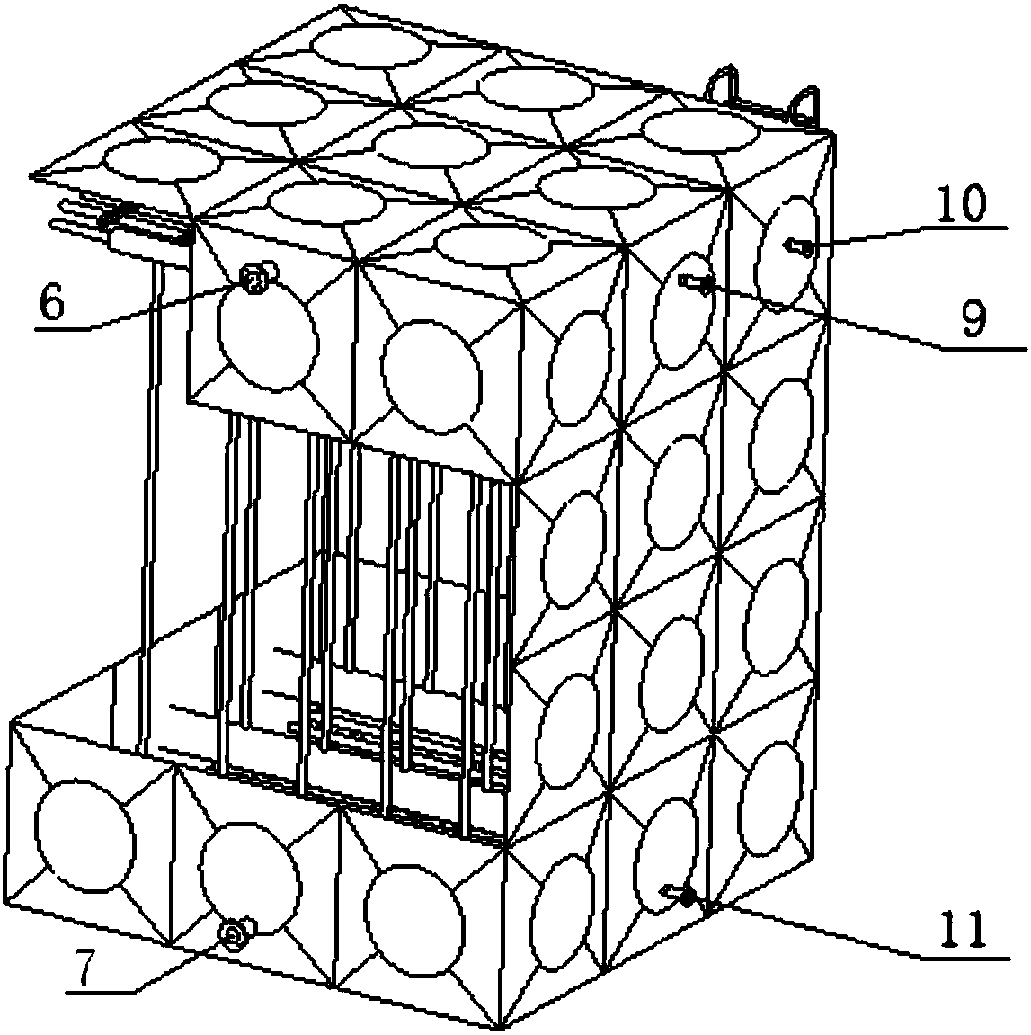 Device integrating cold accumulation and heat accumulation