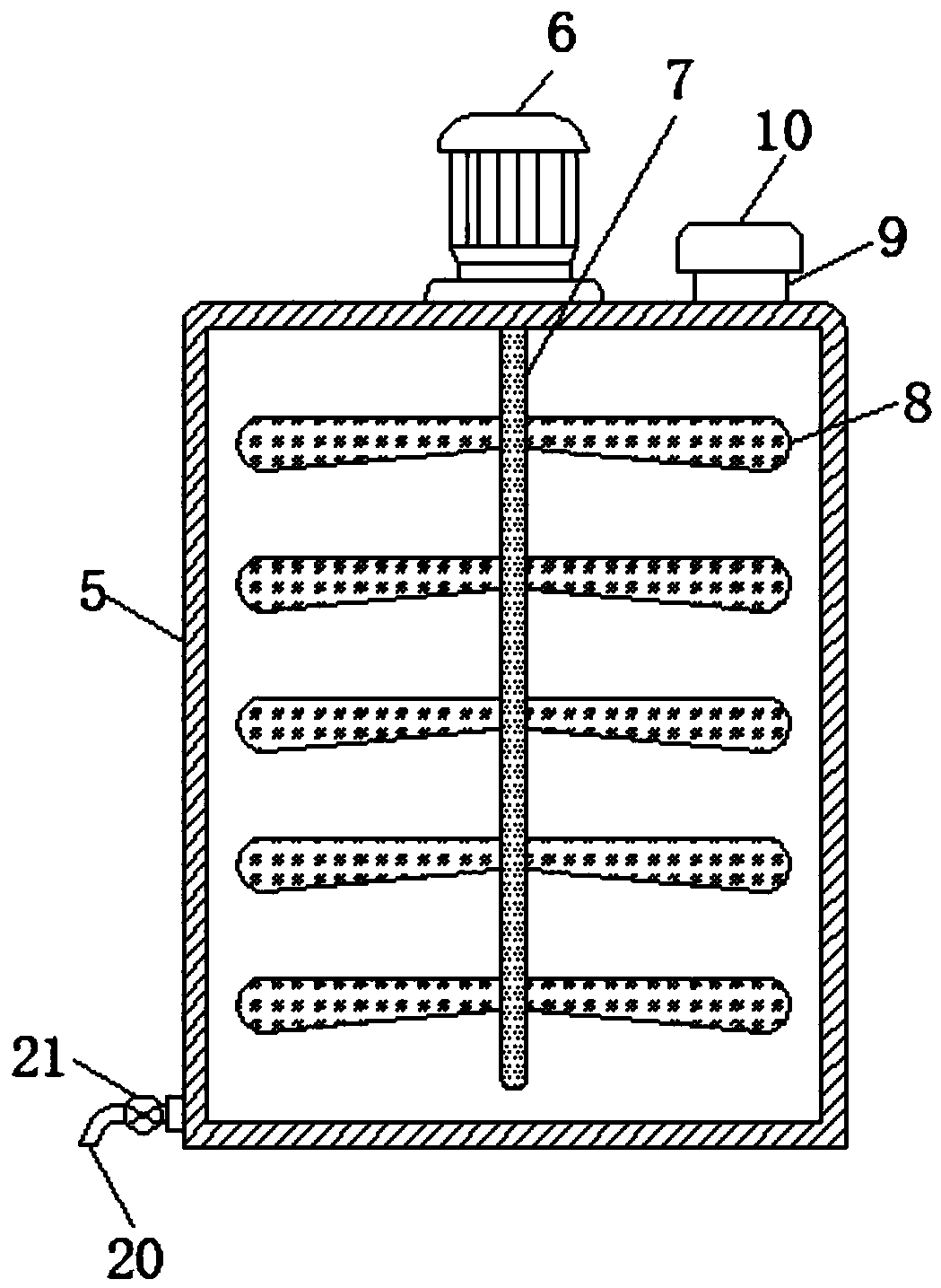 Automatic indoor lawn insecticide spraying device for preventing and treating disease and insect