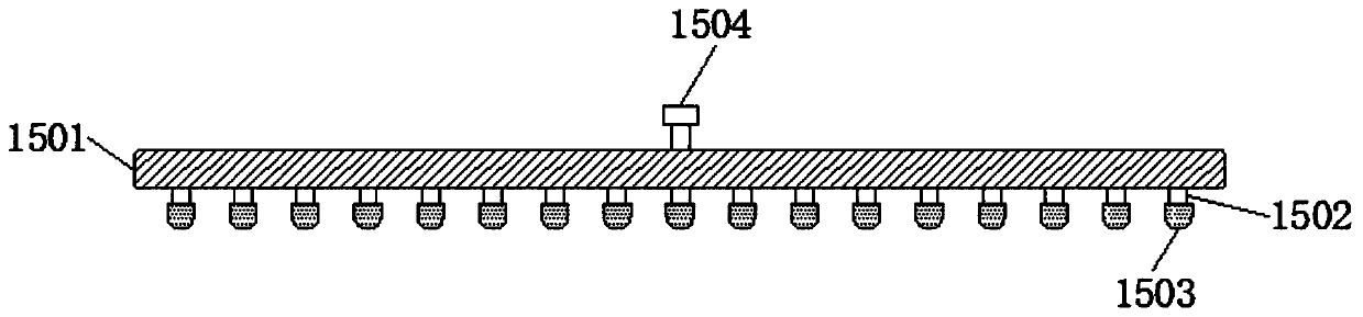 Automatic indoor lawn insecticide spraying device for preventing and treating disease and insect