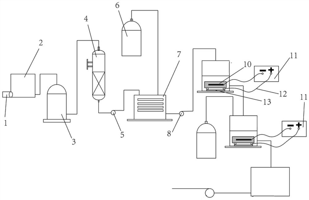 Method for treating concrete by utilizing copper plating wastewater