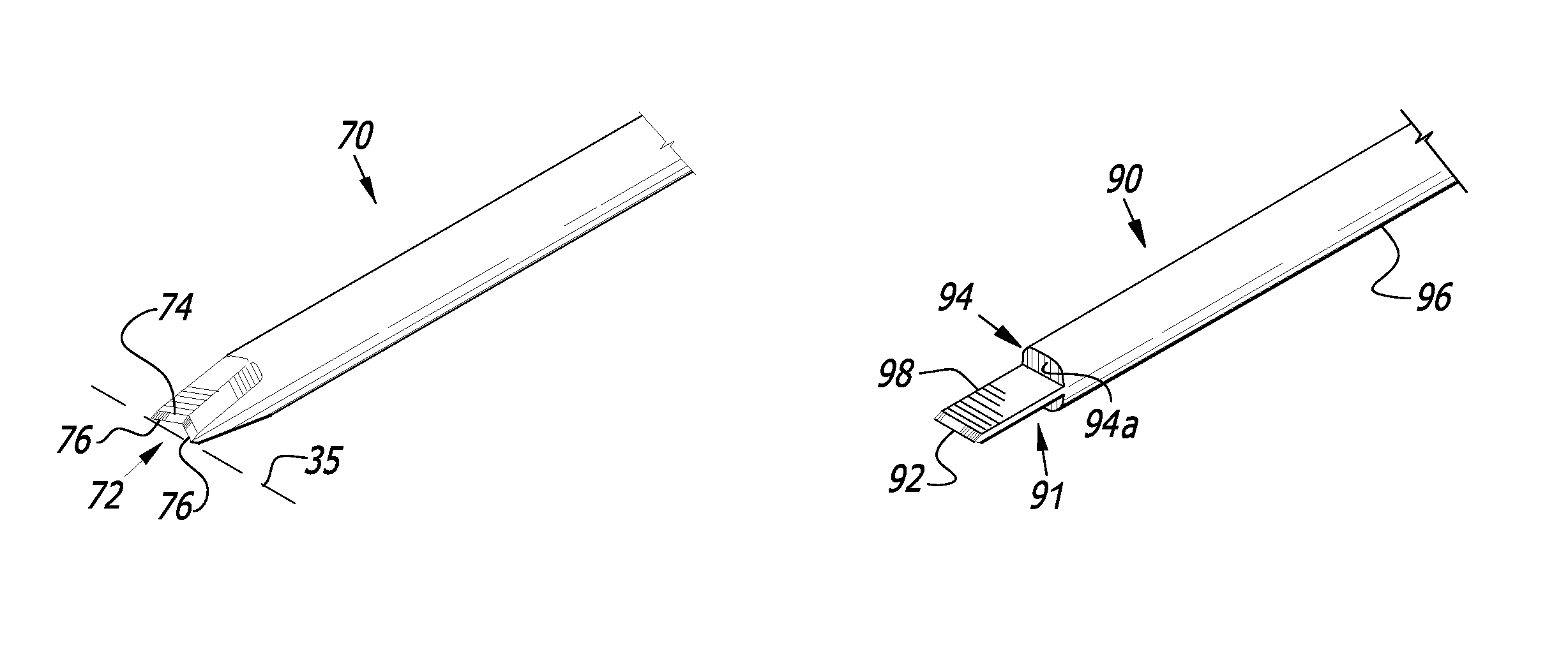 Microvitreoretinal surgery blades