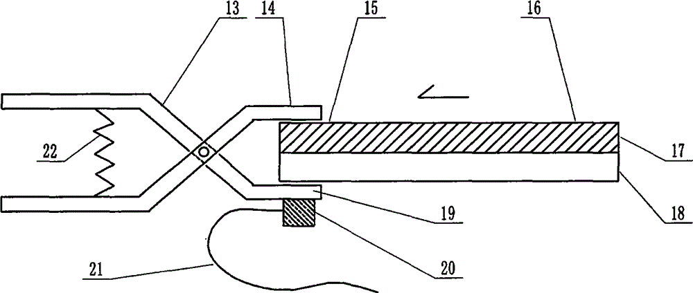 Additional subtype swine influenza detection device used for driving liquid flow and provided with easy-to-dismount components