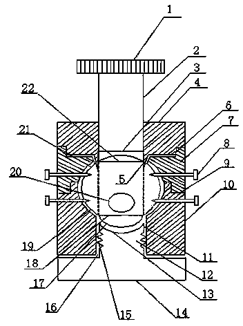 Fast animal cornea cutting device