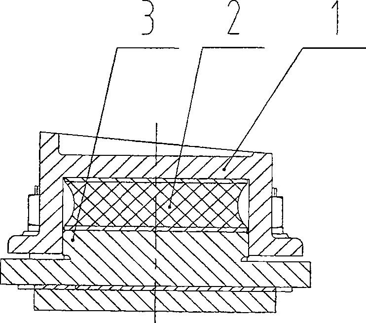 Elastic upper-loader of wagon in railway