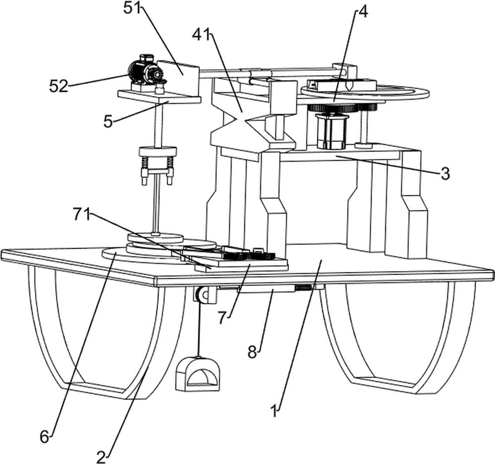 Surface grinding device for circular cutting board machining