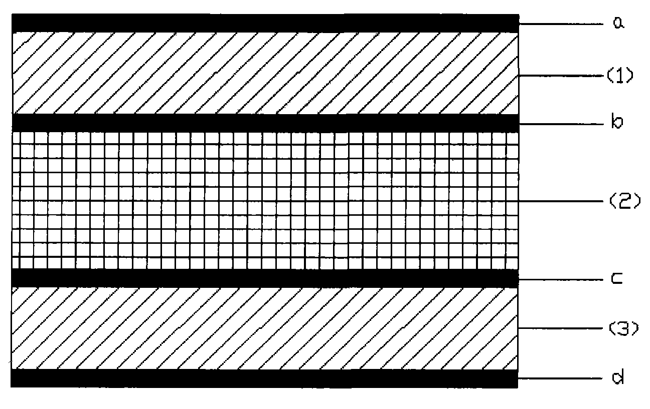 Rear panel composite film for solar photovoltaic cell assembly, and preparation method for rear panel composite film