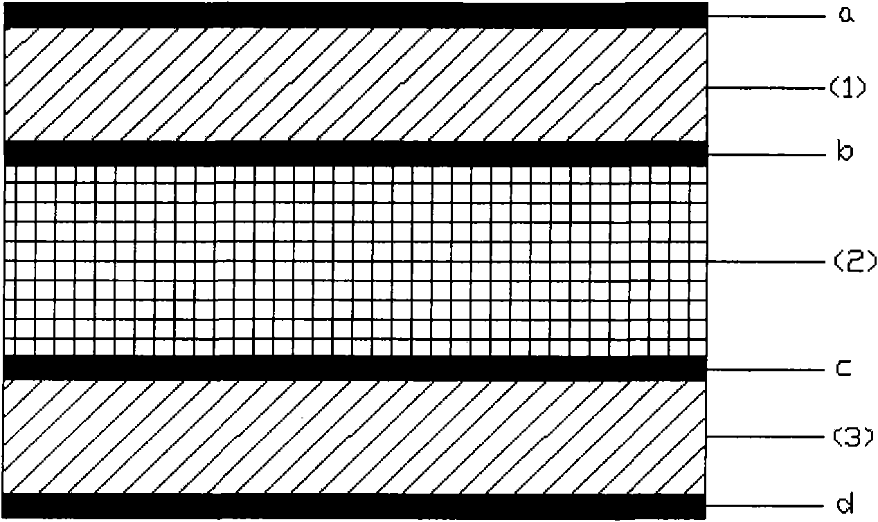 Rear panel composite film for solar photovoltaic cell assembly, and preparation method for rear panel composite film