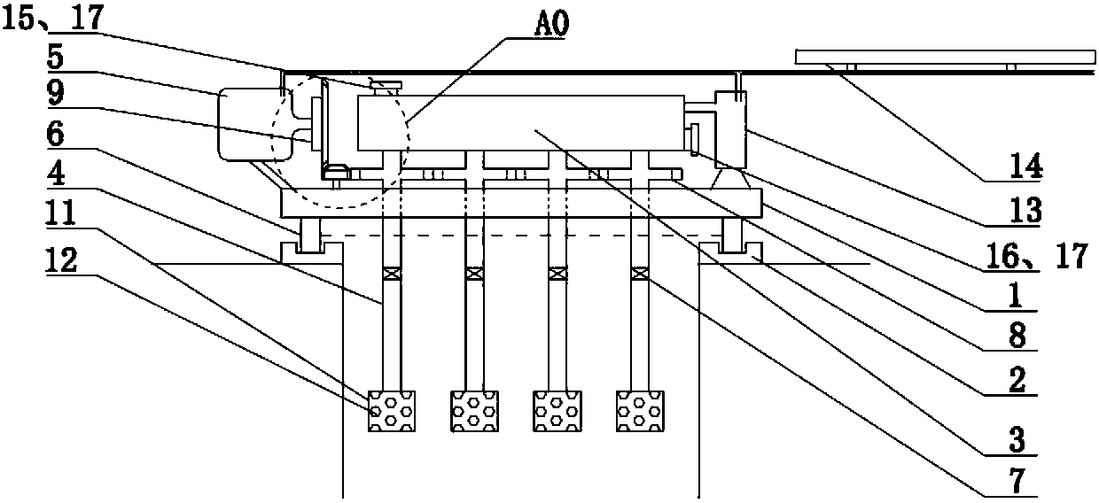 Antisludging agent adding device for direct drinking water