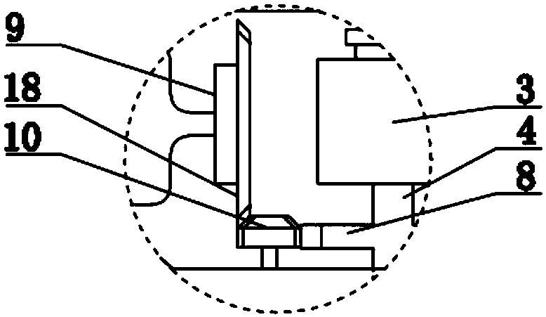 Antisludging agent adding device for direct drinking water