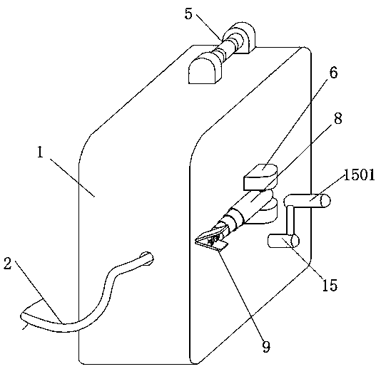 Ink fountain for building engineering