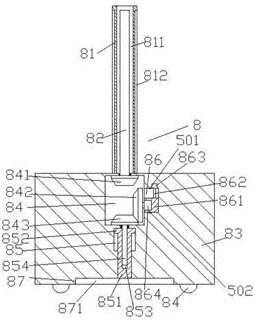 Hanger rod device for airing