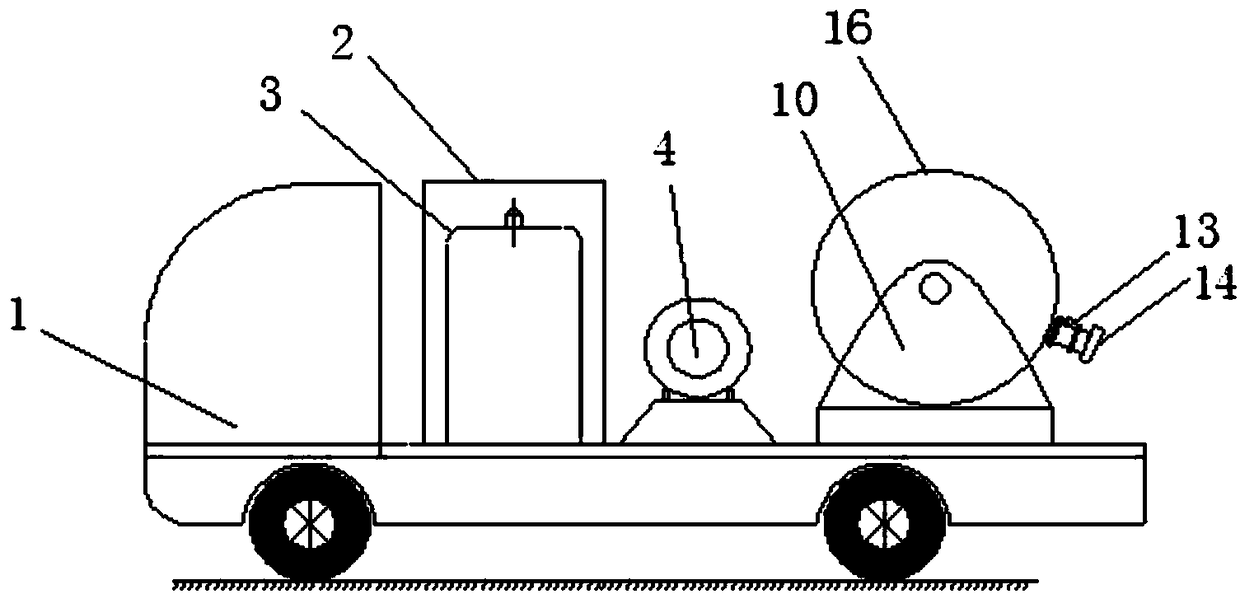 Movable emergency flood drainage and water storage device