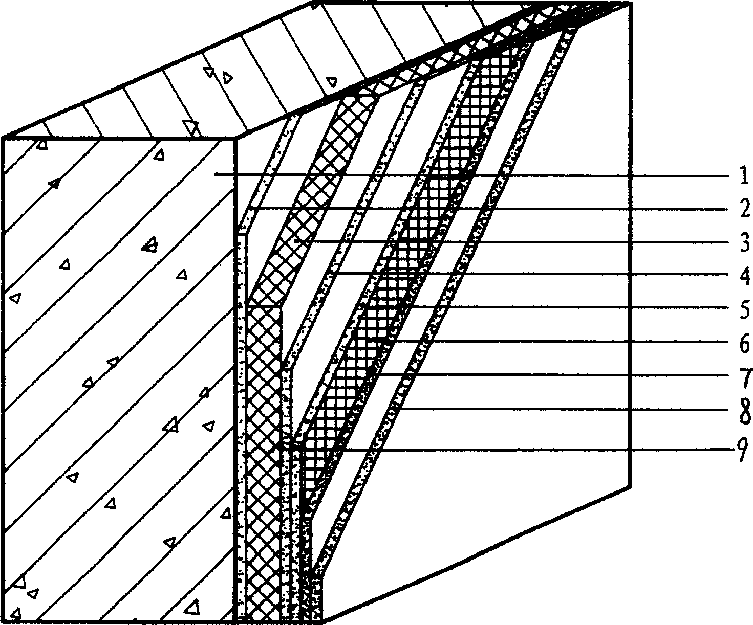 Heat insulating polyurethane wall and its construction process